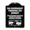 Signmission No Overnight Parking on Street Unauthorized Vehicles Towed at Vehicle Owners Expense, BW-1824-23835 A-DES-BW-1824-23835 - alternate 1